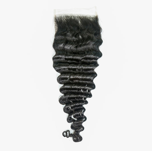 Brazilian HD Raw Deep Wave Lace Closure