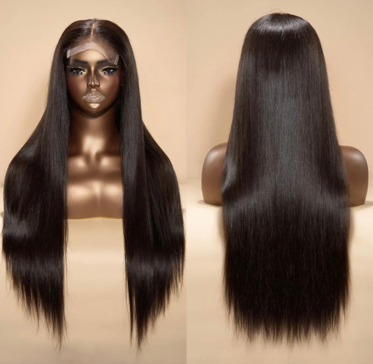 Brazilian Straight HD Lace Closure Wig